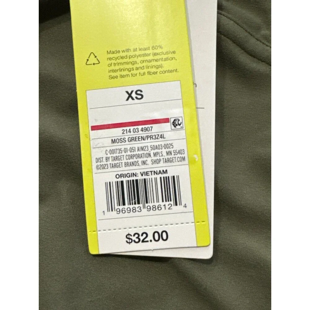XS - Womens Ultra High-Rise Flex Leggings - All in Motion - Moss Green - Picture 5 of 8